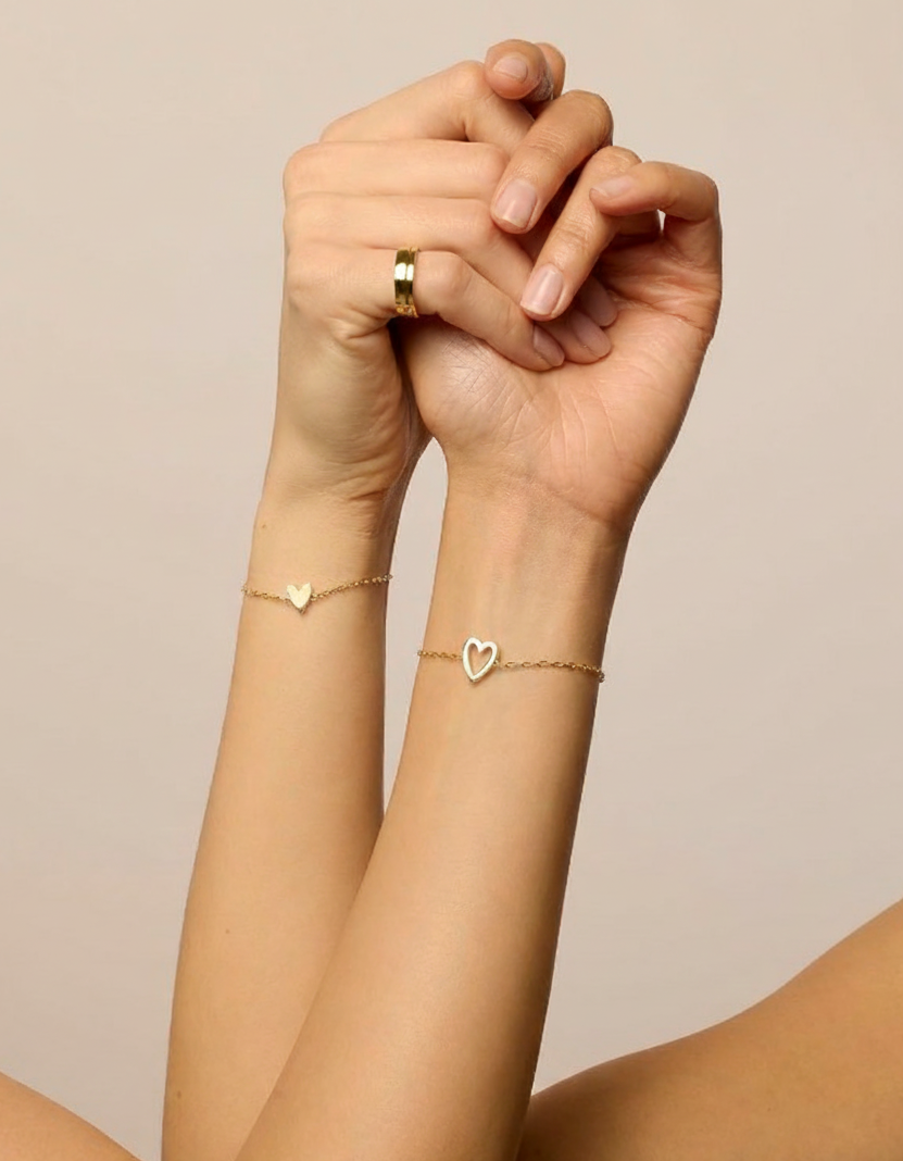 SoulTies™ – Matching Heart Connection Bracelets (Pair)💞