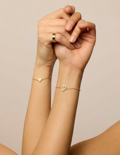 SoulTies™ – Matching Heart Connection Bracelets (Pair)💞