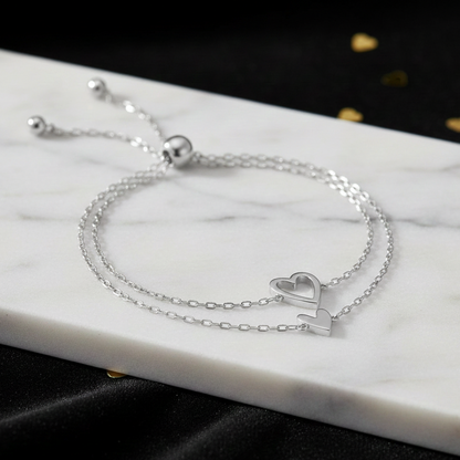 SoulTies™ – Matching Heart Connection Bracelets (Pair)💞